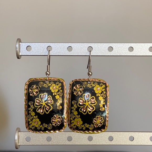 Handmade Turkish Copper Earrings - Picture 1 of 3